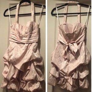 Scrunched Bottom Halter Top Dress